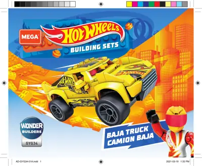 Mattel MEGA Hot Wheels Baja Truck Set GYG34 SetDB