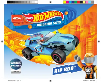 Mattel MEGA Hot Wheels Rip Rod Set GYG SetDB