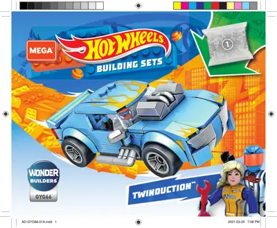 Mattel MEGA Hot Wheels Twinduction Hauler Pack Set GYG66