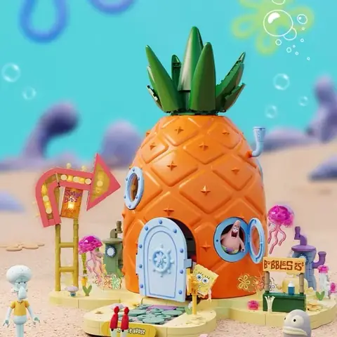 AREA-X SpongeBob SquarePants Pineapple House • Set AB0064