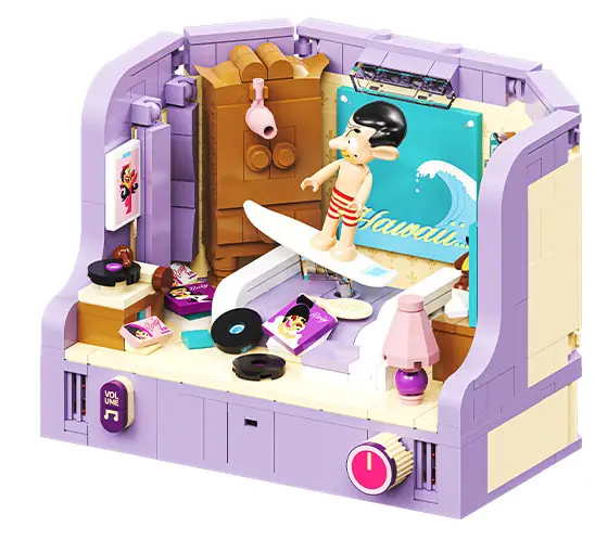 Mr.+Ms.Bean(廣上精一)作 銅製 蓮形 蓋置 共箱 V 8460 AREA-X Mr. Bean Bedroom • Set AB0037 • SetDB