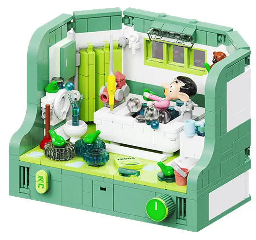 AREA-X Mr. Bean Bathroom • Set AB0039 • SetDB