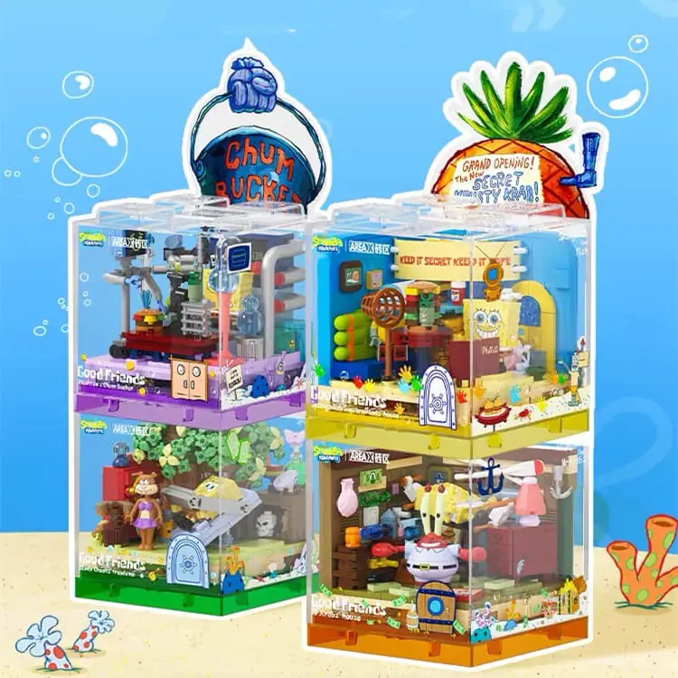 AREA-X SpongeBob Dome tree house • Set AB0053 • SetDB