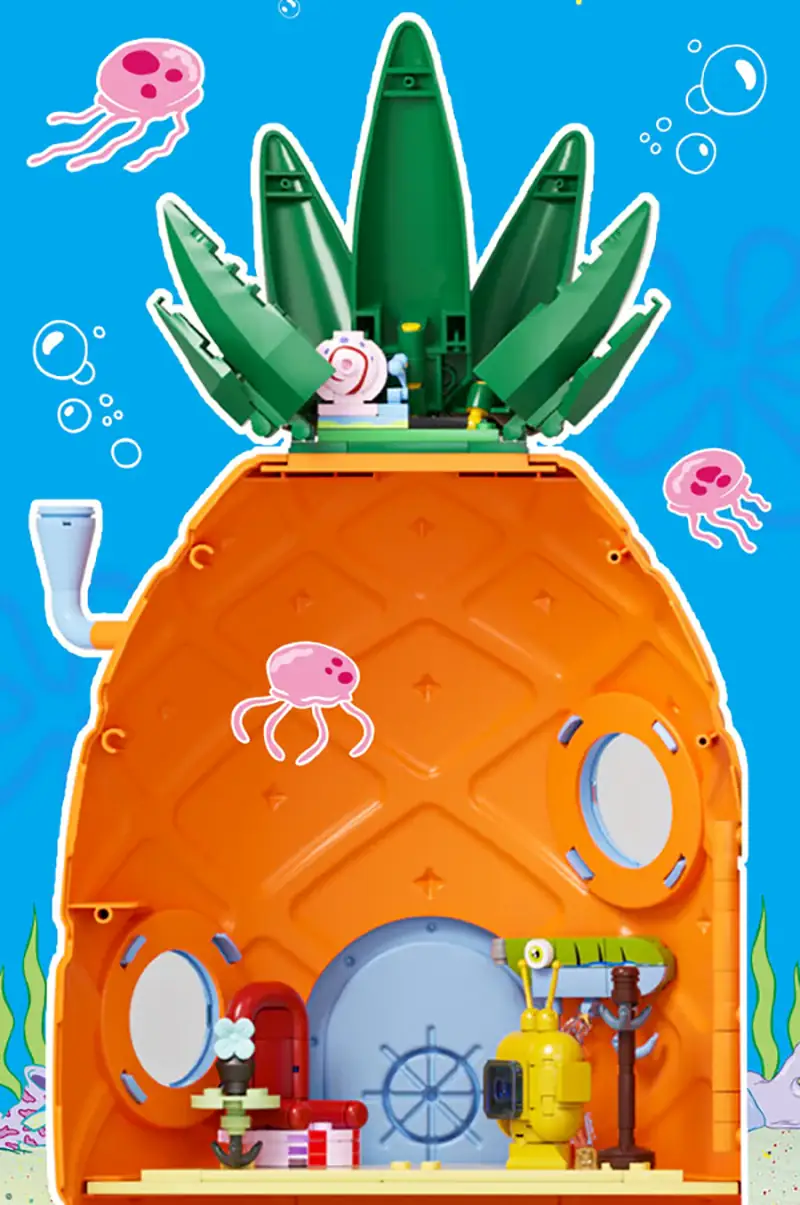 AREA-X SpongeBob SquarePants Pineapple House • Set AB0064