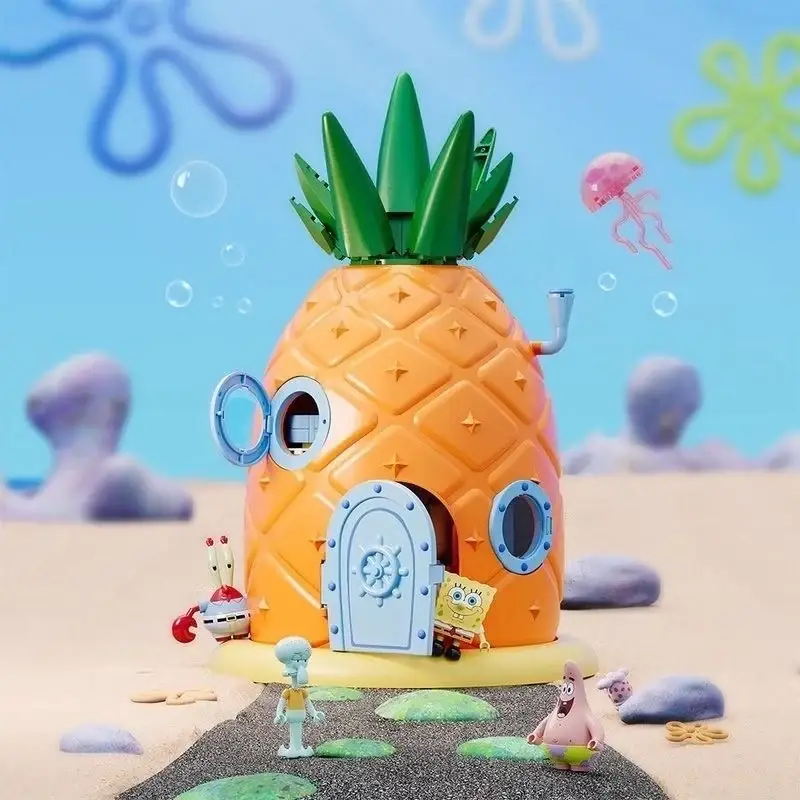 Spongebob Patrick Building House