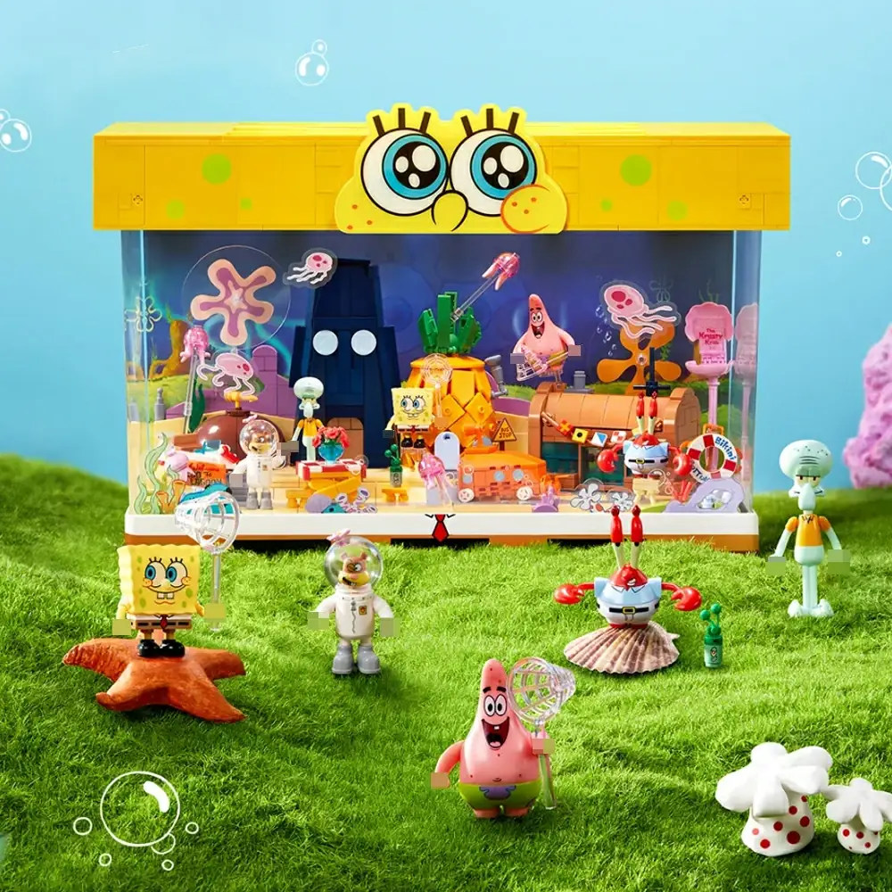 AREA-X SpongeBob Beach • Set AB0082 • SetDB • Merlins Bricks
