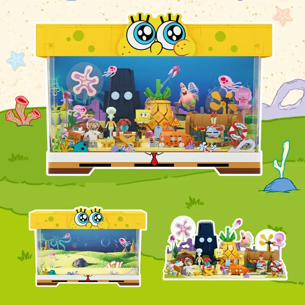 AREA-X SpongeBob Beach • Set AB0082 • SetDB • Merlins Bricks