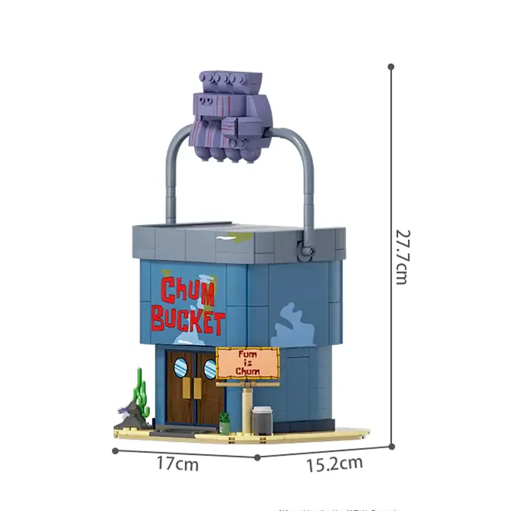 【メロンソーダ】have fun garage PLATE SET AREA-X SpongeBob Plankton's Chum Bucket • Set AB0086