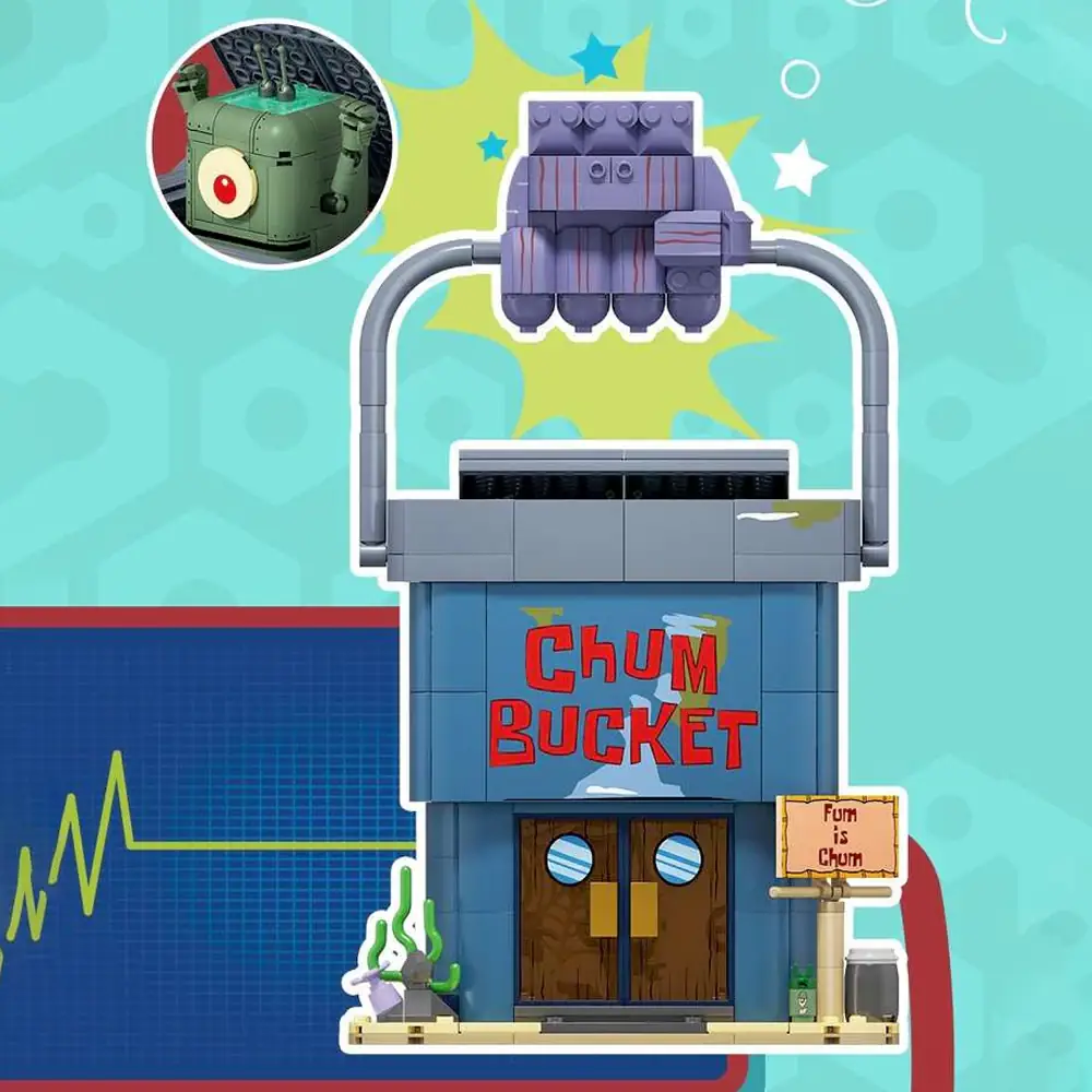 AREA-X SpongeBob Plankton's Chum Bucket • Set AB0086
