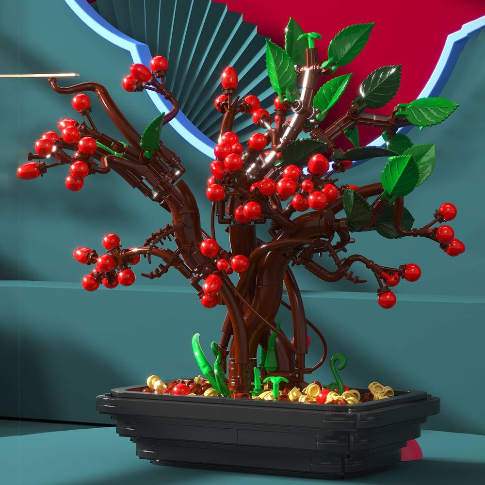 BAKA Hypericum Bonsai • Set 33822 • SetDB • Merlins Bricks