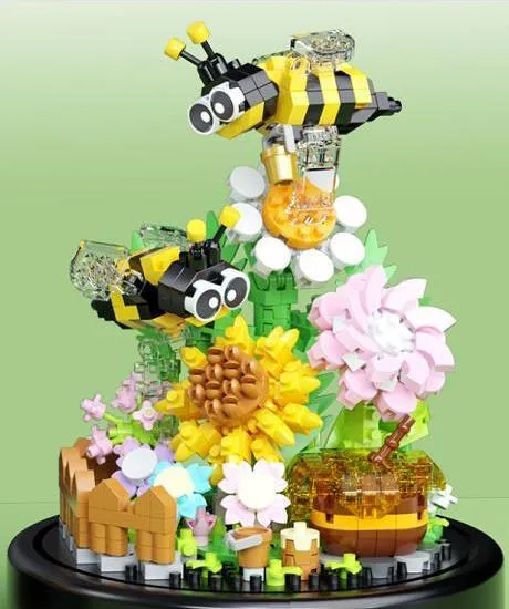 コリンシアン　ワールドレジェンド バッジョ　プラティニ 16体セット Balody Garden bee • DIAMOND BLOCKS • Set 16368 • SetDB
