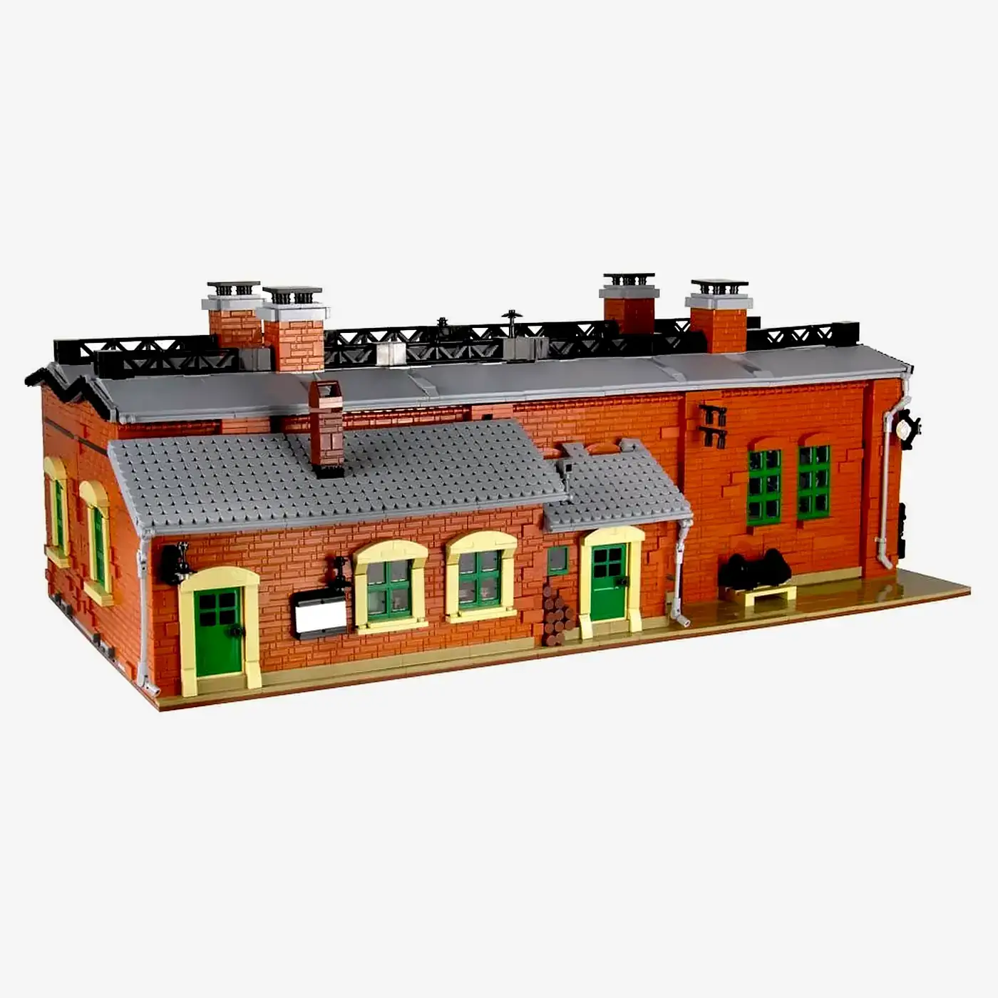 BlueBrixx Locomotive shed • Set 100284 • SetDB