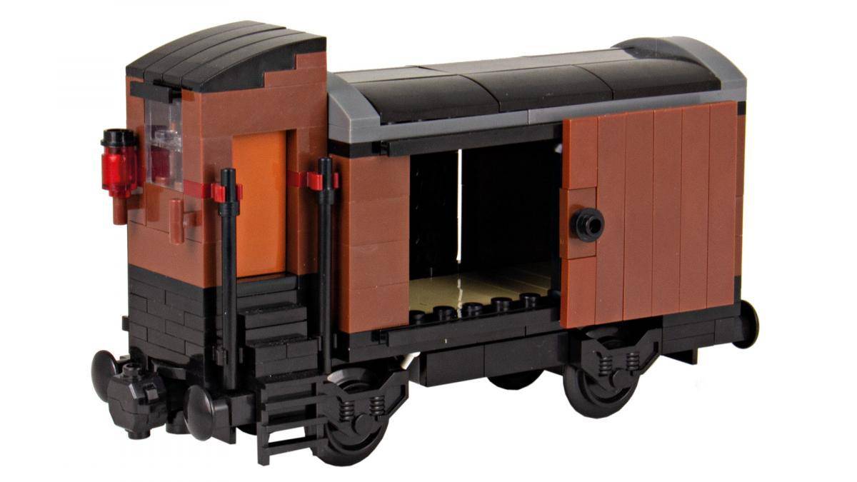 Wagon couvert avec cabine de frein (BB-100839) — Prix et comparaison | Brick Broker