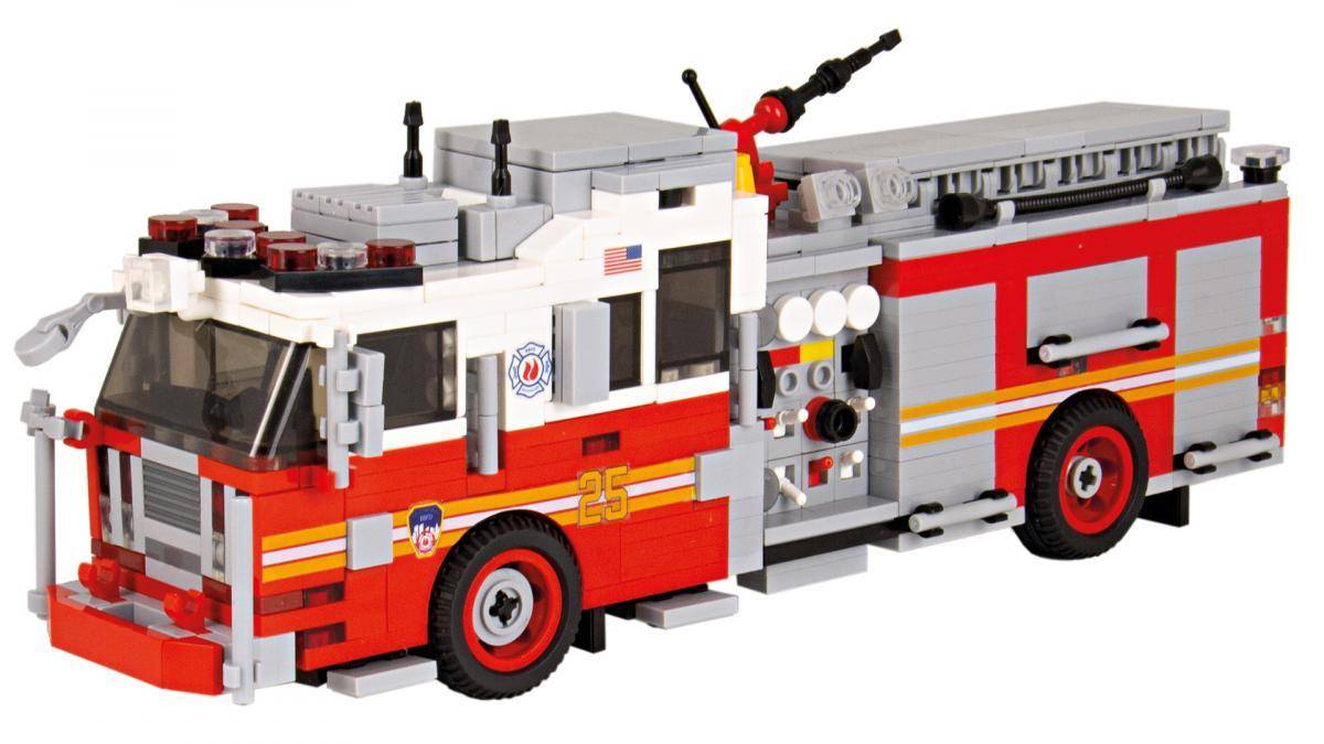 Seagrave Pumper Version 1 rouge/blanc (BB-100866) — Prix et comparaison | Brick Broker