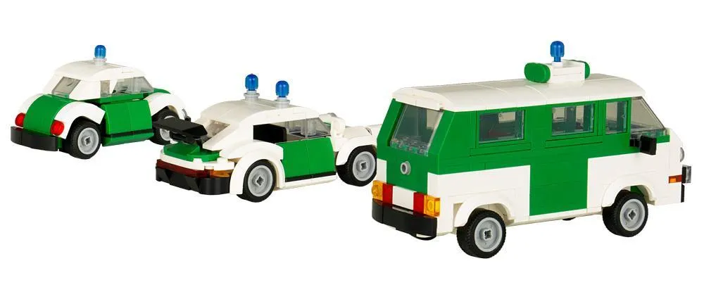 BlueBrixx German Police Cars set of 3 • Set 101114 • SetDB