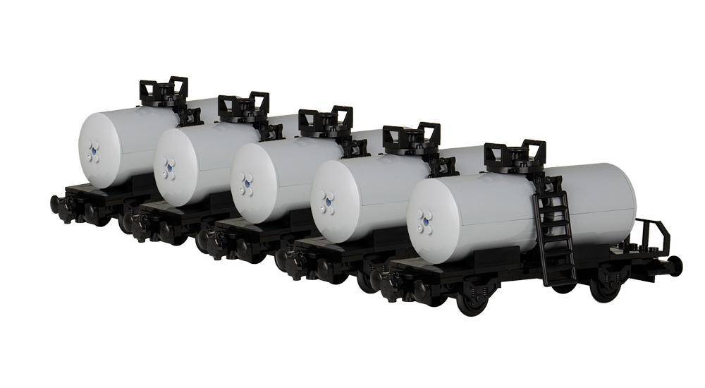 Ensemble de wagons-citernes 5 pièces (BB-101480) — Prix et comparaison | Brick Broker
