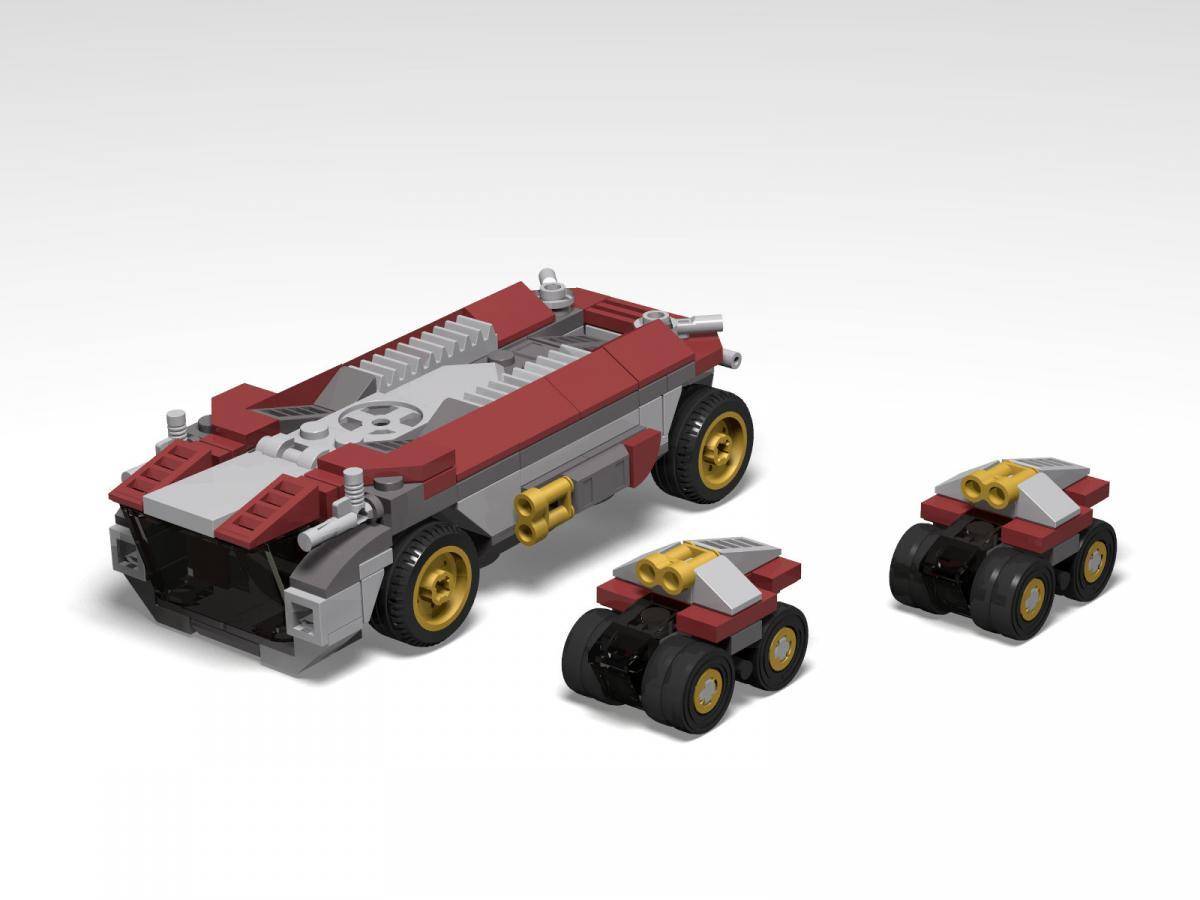 Main Base Mars - Rover with troop transporter (BB-101885) — Prix et comparaison | Brick Broker