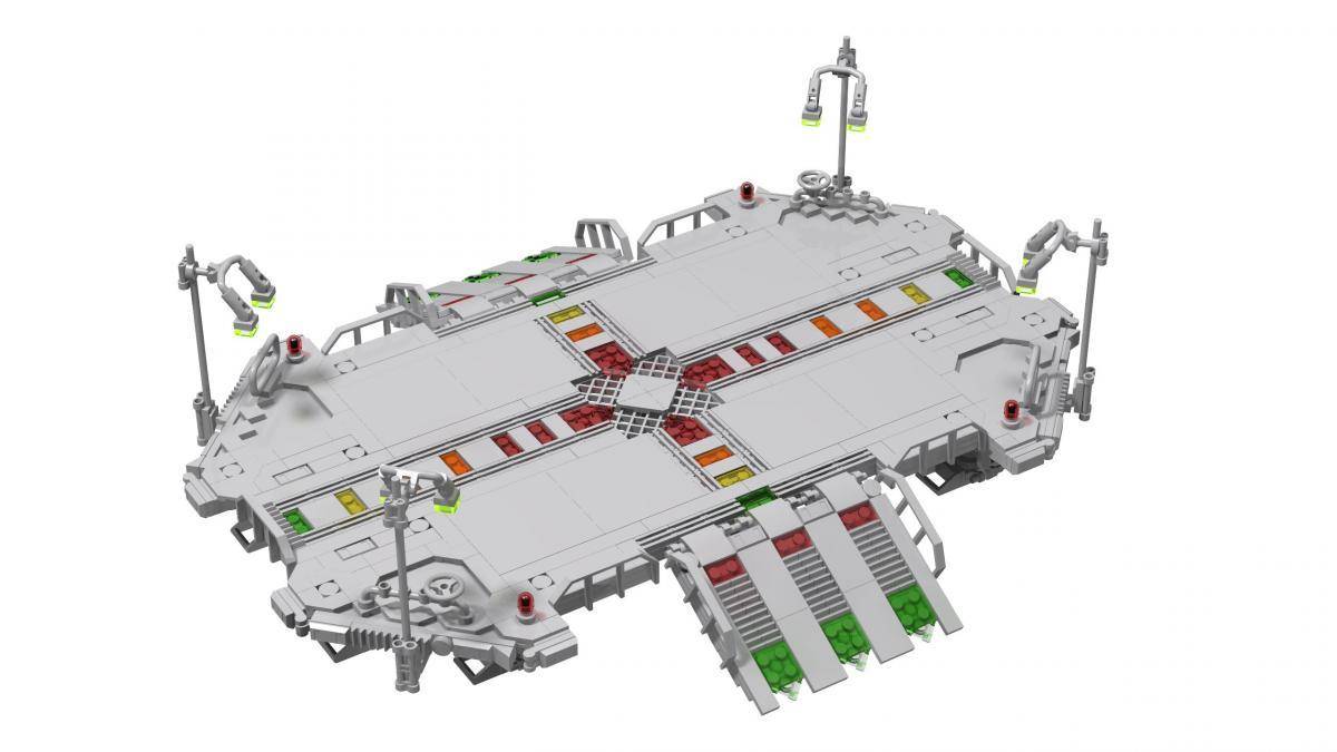 Base principale Mars - plate-forme d'atterrissage (BB-101907) — Prix et comparaison | Brick Broker