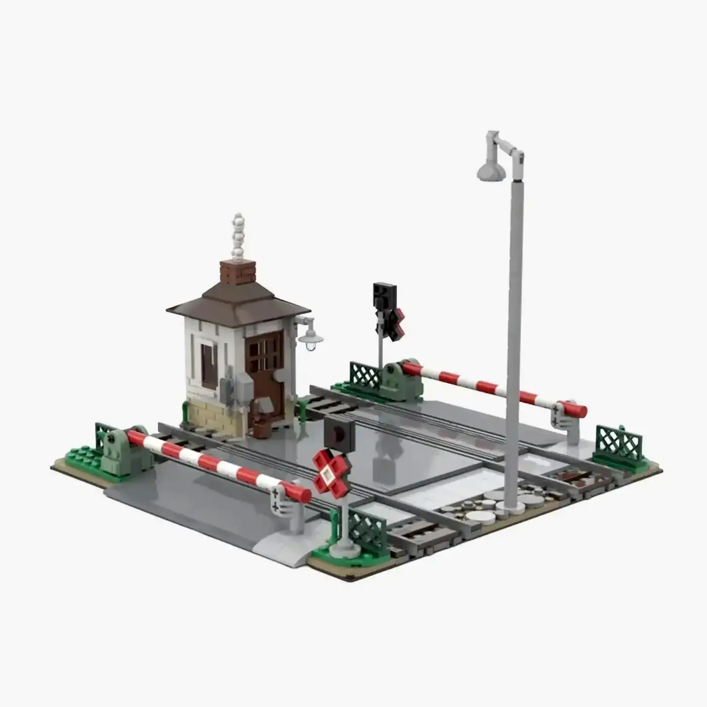 BlueBrixx Railroad Crossing • Set 102534 • SetDB