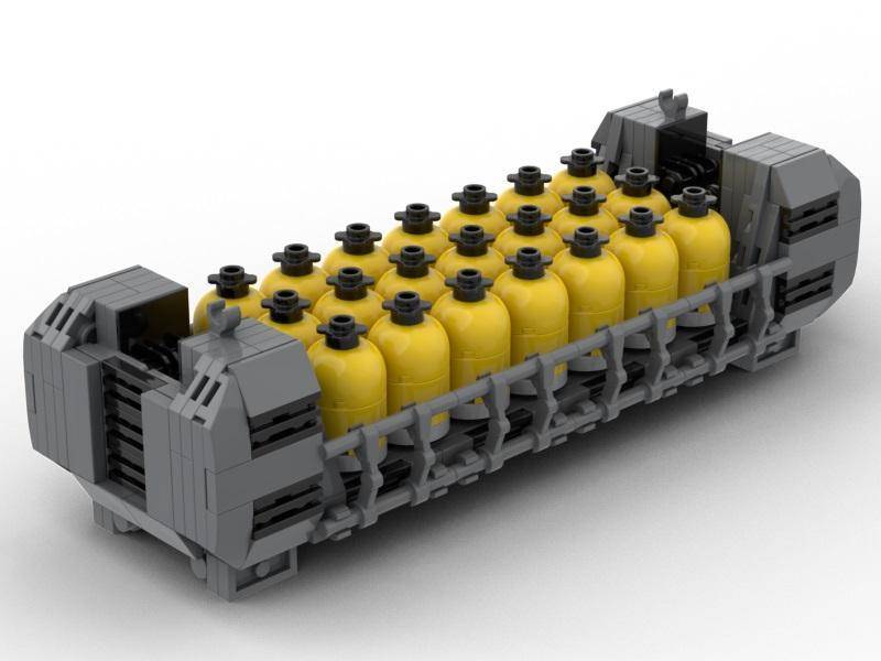 Base principale Mars - Module carburant conteneur escargot (BB-102542) — Prix et comparaison | Brick Broker