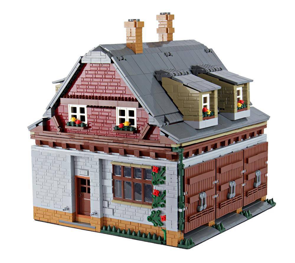 Garage pour caserne de pompiers classique (BB-102587) — Prix et comparaison | Brick Broker