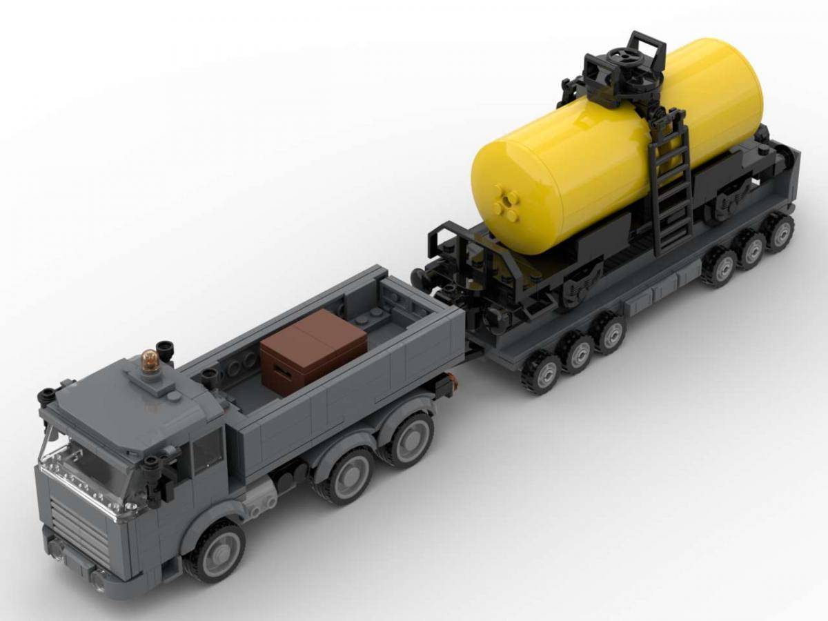 Camion avec wagon-citerne (BB-102627) — Prix et comparaison | Brick Broker