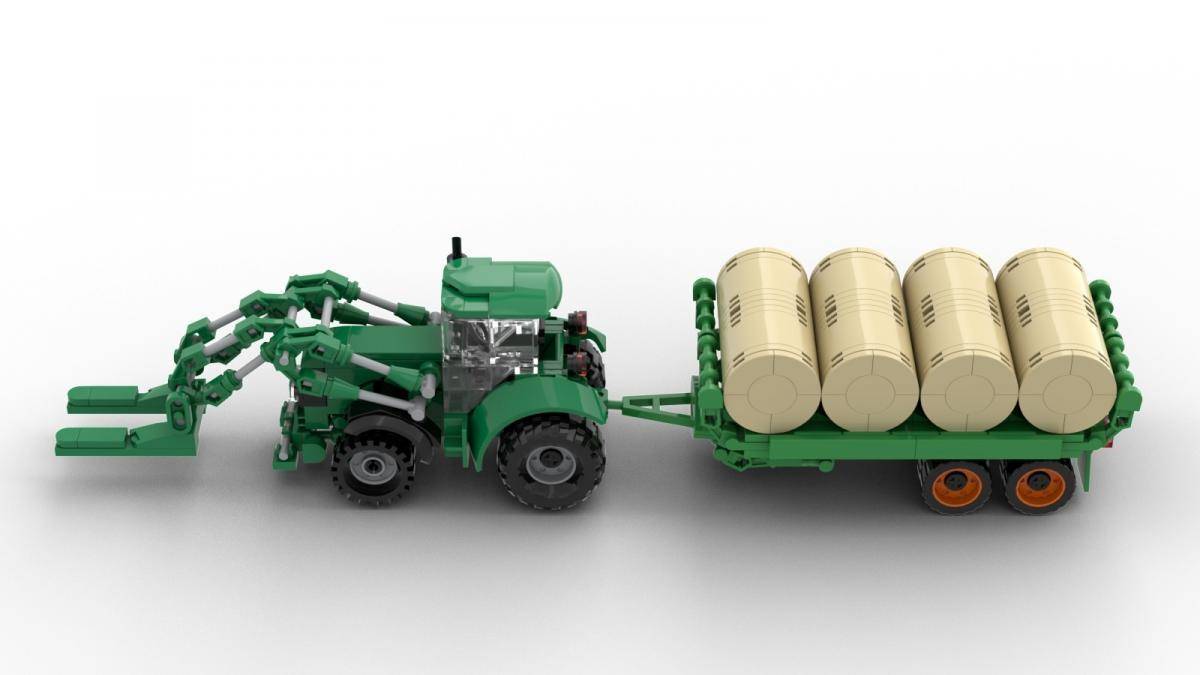 Tracteur avec remorque à foin (BB-102629) — Prix et comparaison | Brick Broker