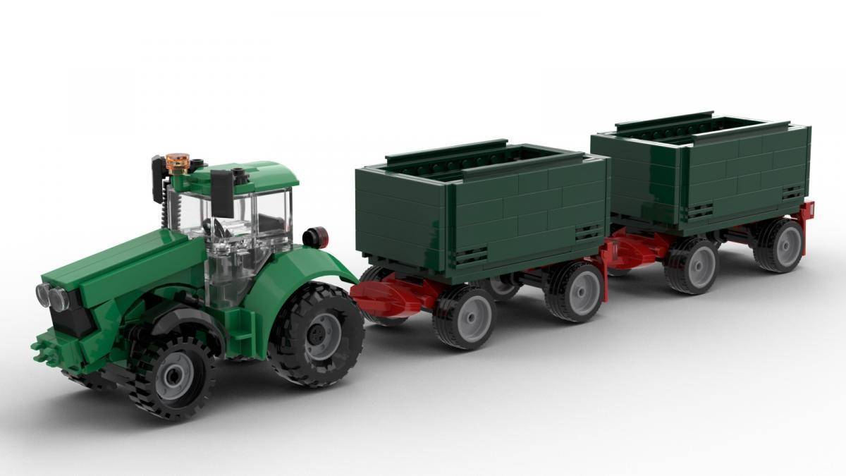 Tractor with two Trailers (BB-102636) — Prix et comparaison | Brick Broker