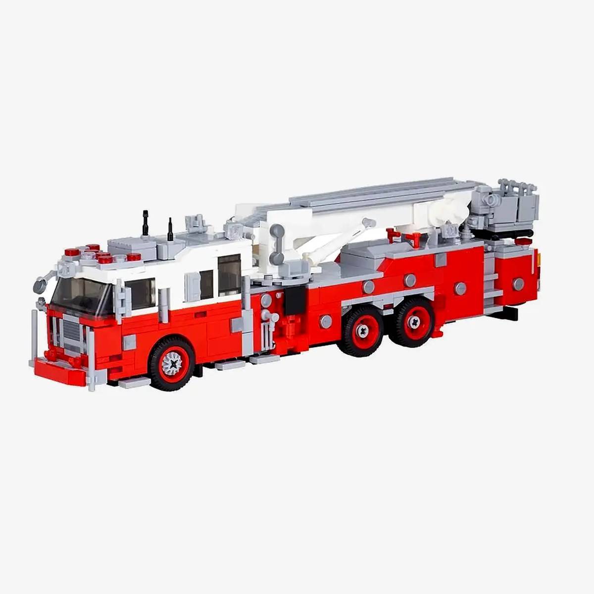 Seagrave Aerial Scope rouge/blanc (BB-102727) — Prix et comparaison | Brick Broker