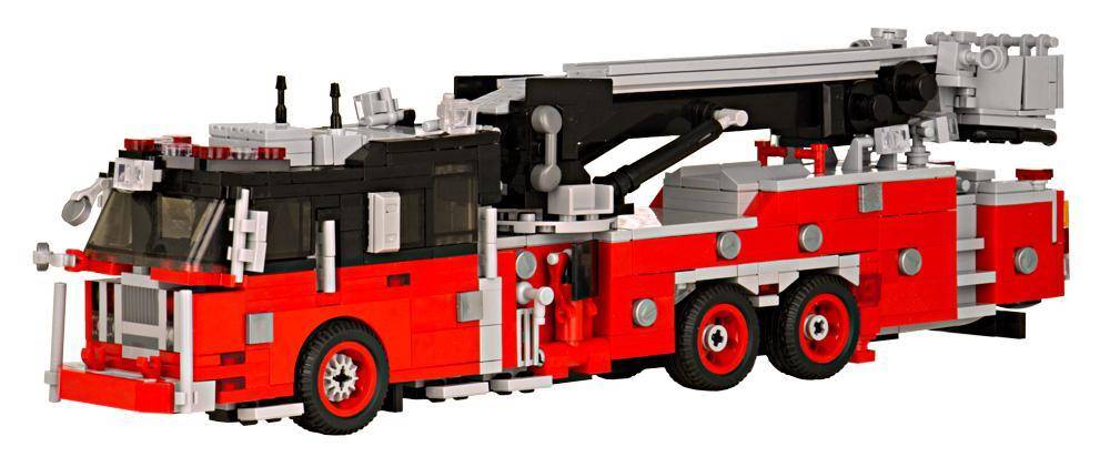 Seagrave Aerial Scope rouge/noir (BB-102728) — Prix et comparaison | Brick Broker