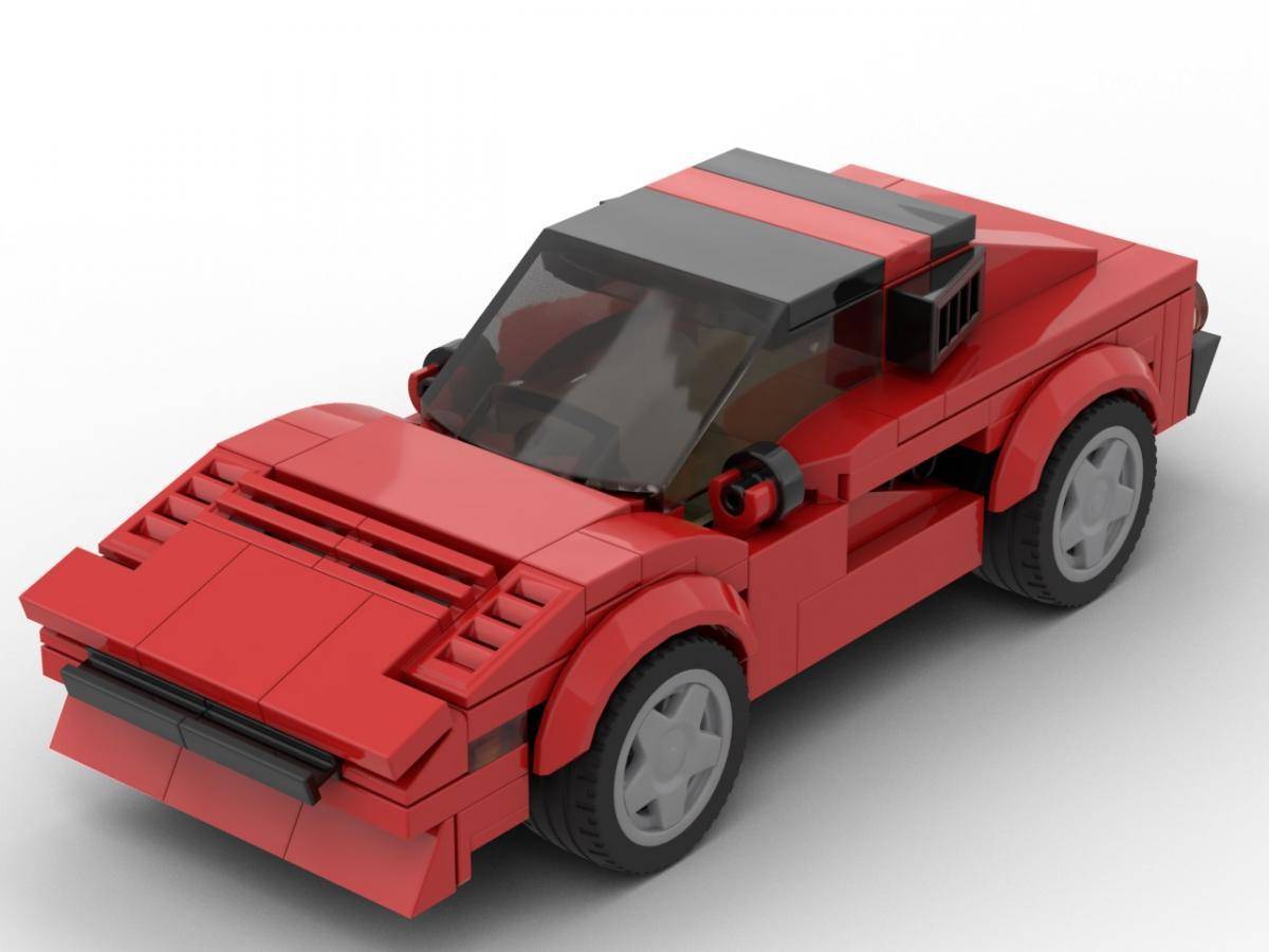 Voiture de sport rouge (BB-102824) — Prix et comparaison | Brick Broker