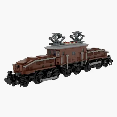 ベイゴマックス　レリーフ　EU英語 BlueBrixx Legendary locomotive Krokodil in green