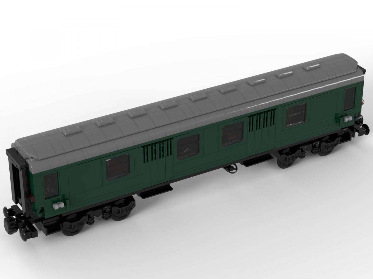 Train Parcel trolley vert foncé (BB-102956) — Prix et comparaison | Brick Broker