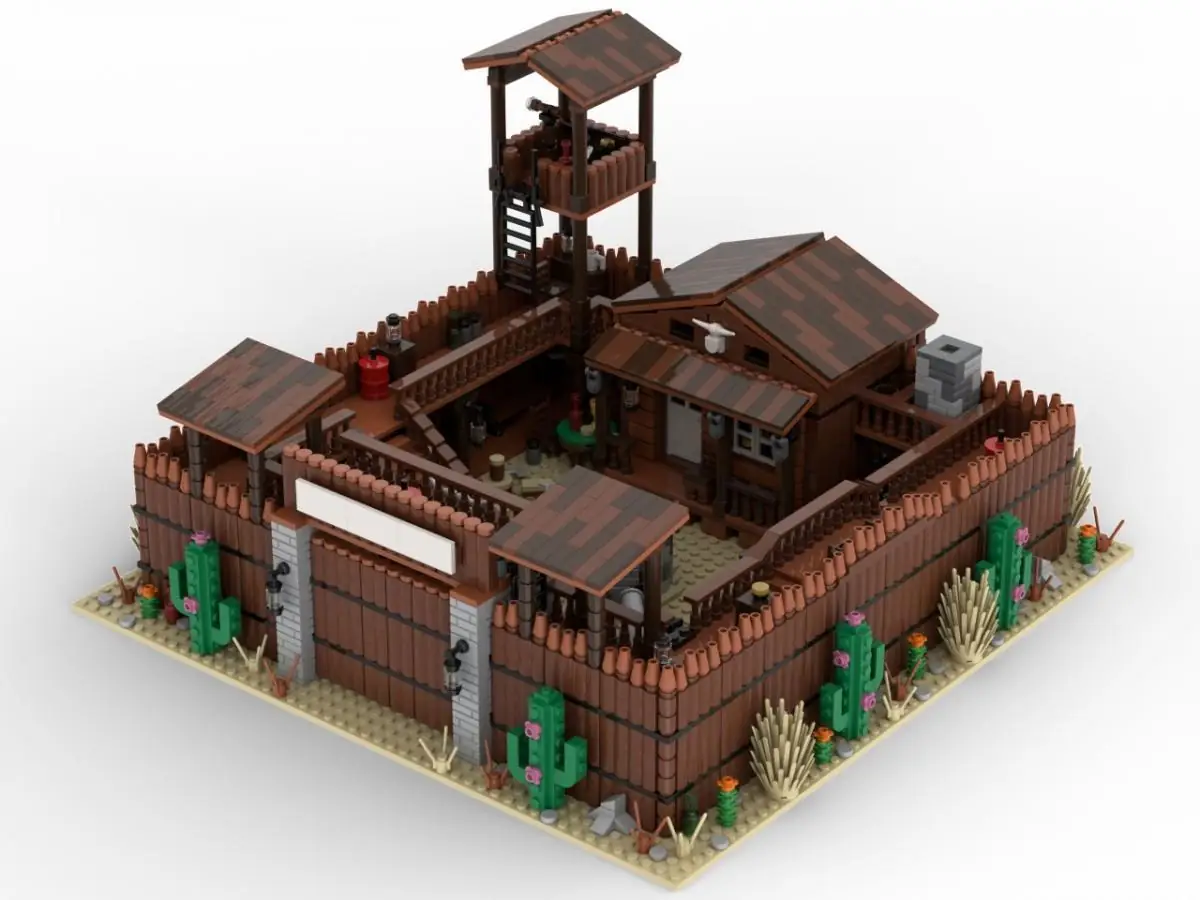 BlueBrixx Western Fort • Set 103301 • SetDB • Merlins Bricks