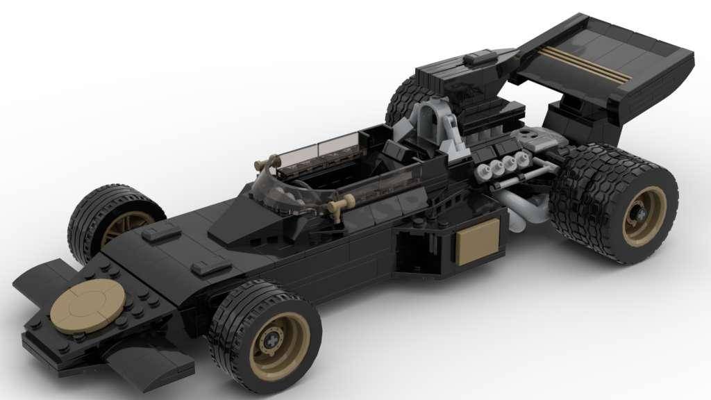 Rouleur de Formule 1972 noir (BB-103391) — Prix et comparaison | Brick Broker