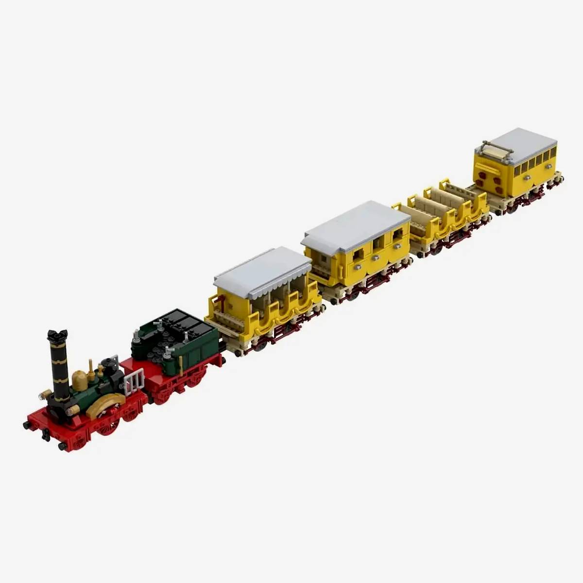 Locomotive à vapeur Adler avec wagons 1re à 3e classe (BB-103400) — Prix et comparaison | Brick Broker