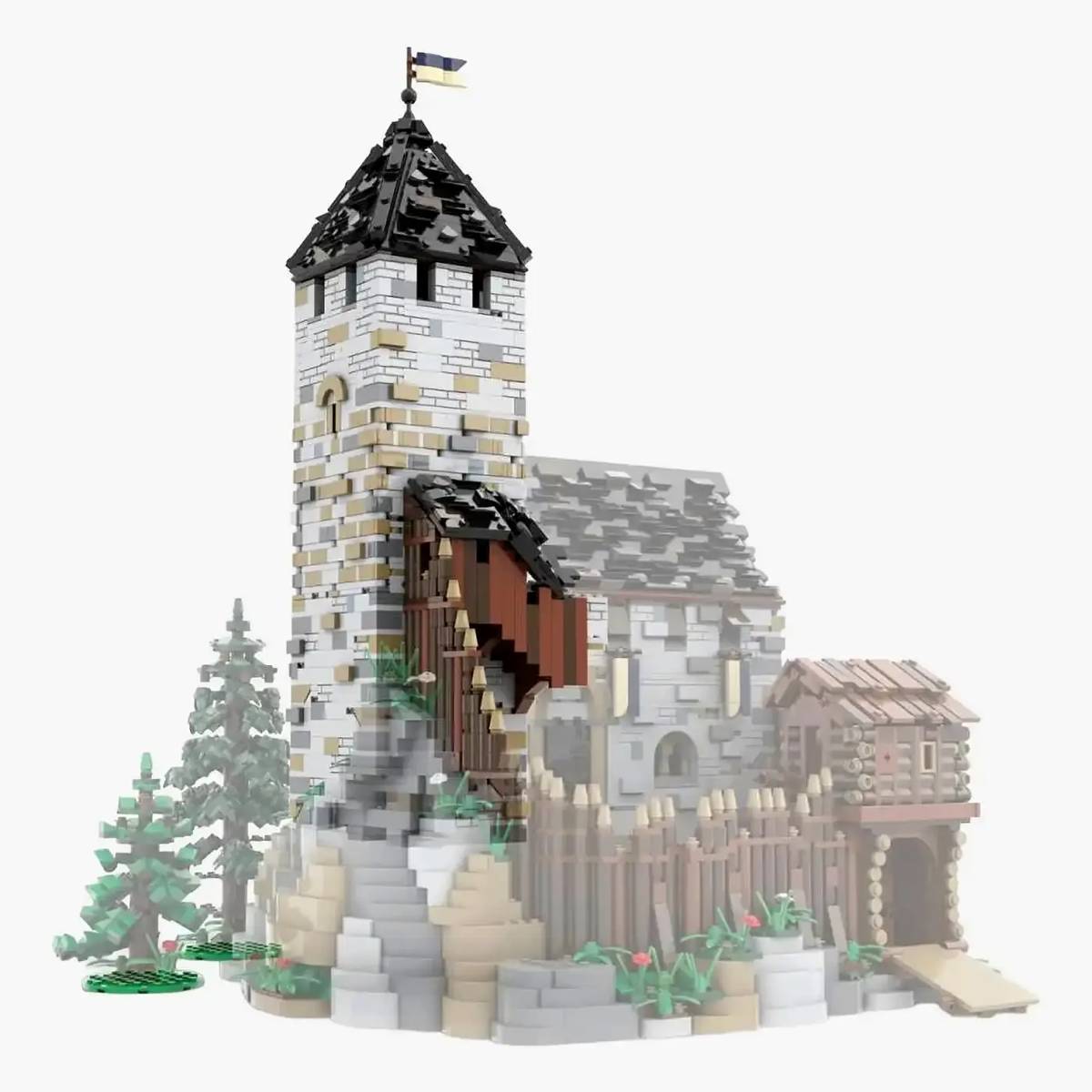 Extension du donjon pour le château de Blaustein (BB-103406) — Prix et comparaison | Brick Broker