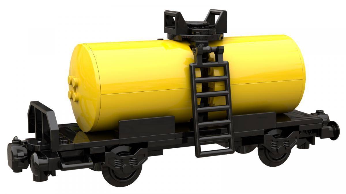 Wagon-citerne noir et jaune (BB-103583) — Prix et comparaison | Brick Broker