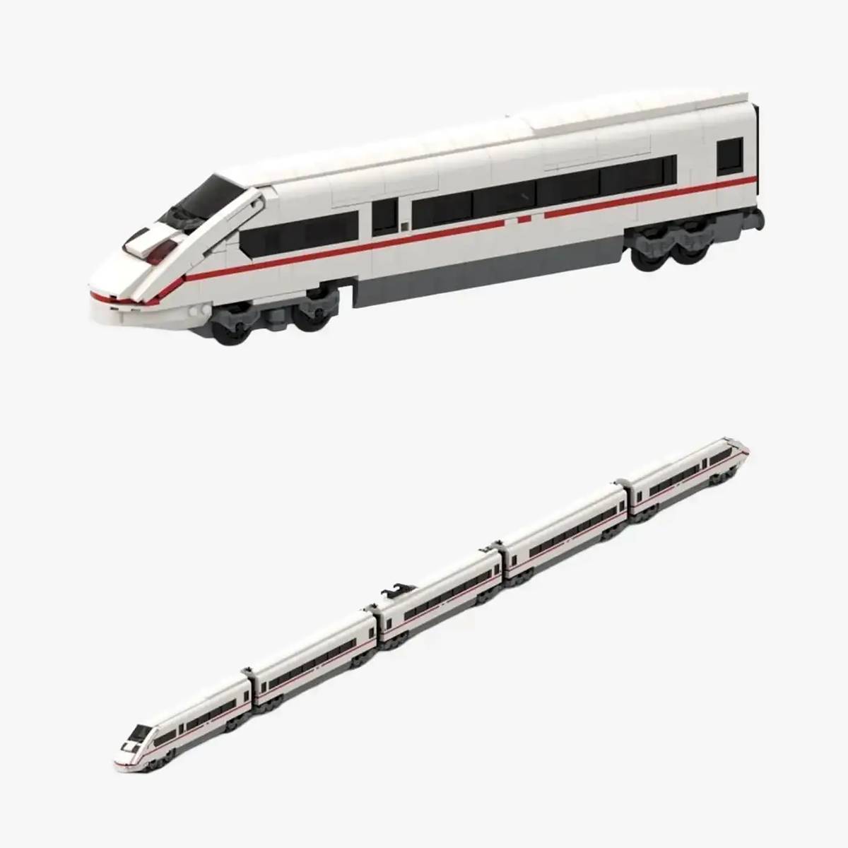 Train express blanc rouge (BB-103738) — Prix et comparaison | Brick Broker