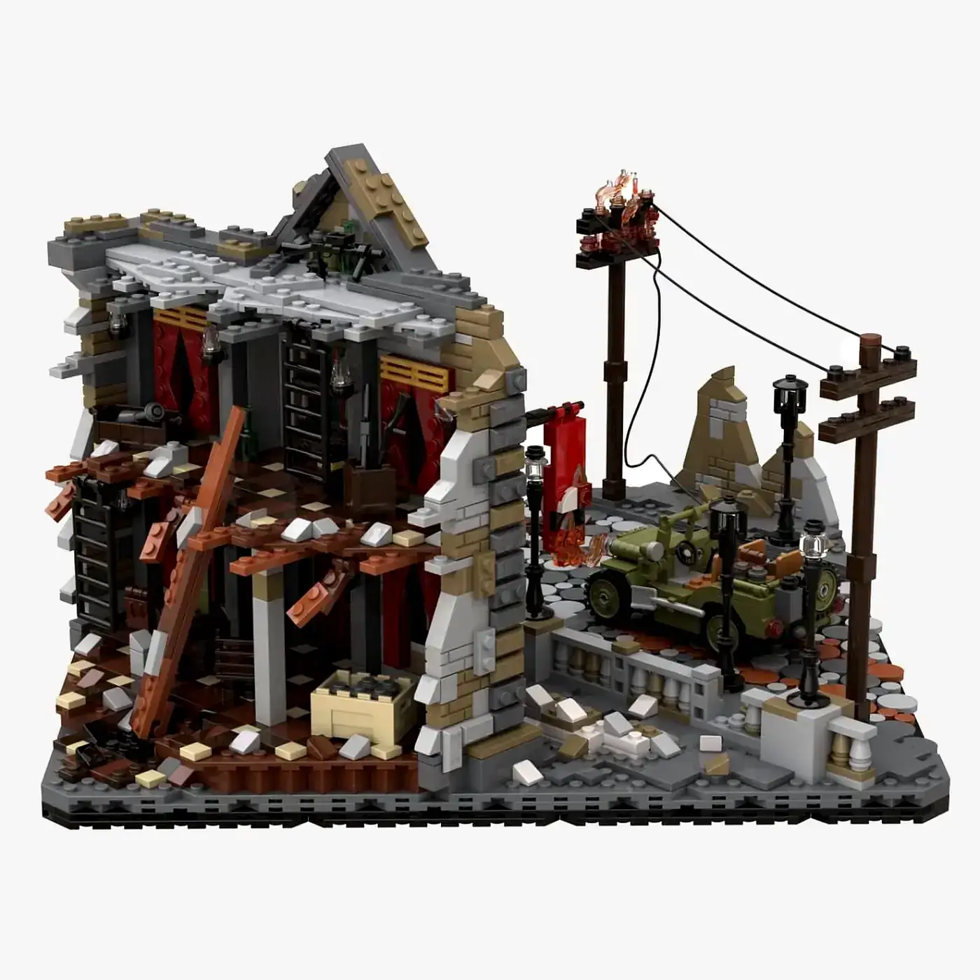 BlueBrixx Diorama Battle of Berlin • Set 103798 • SetDB
