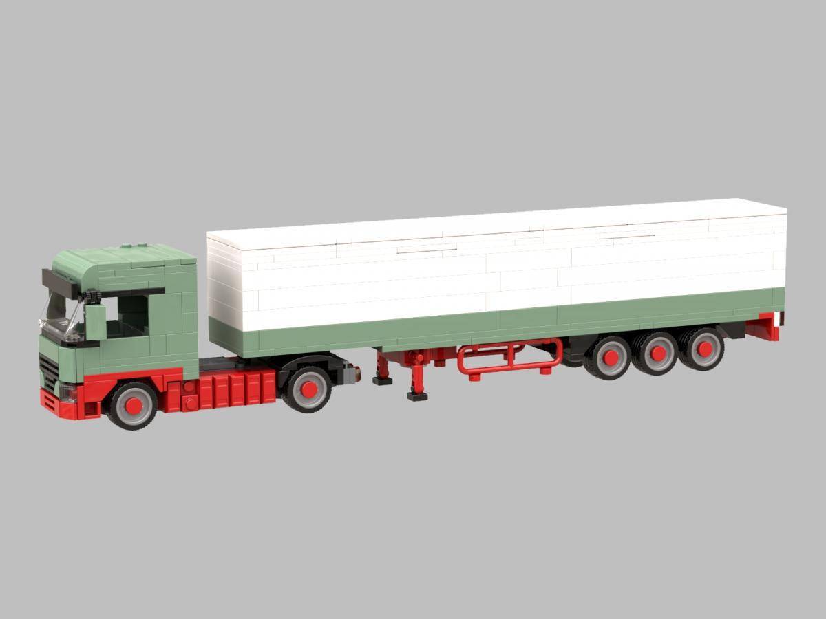 Camion de logistique avec remorque fourgon (BB-103812) — Prix et comparaison | Brick Broker
