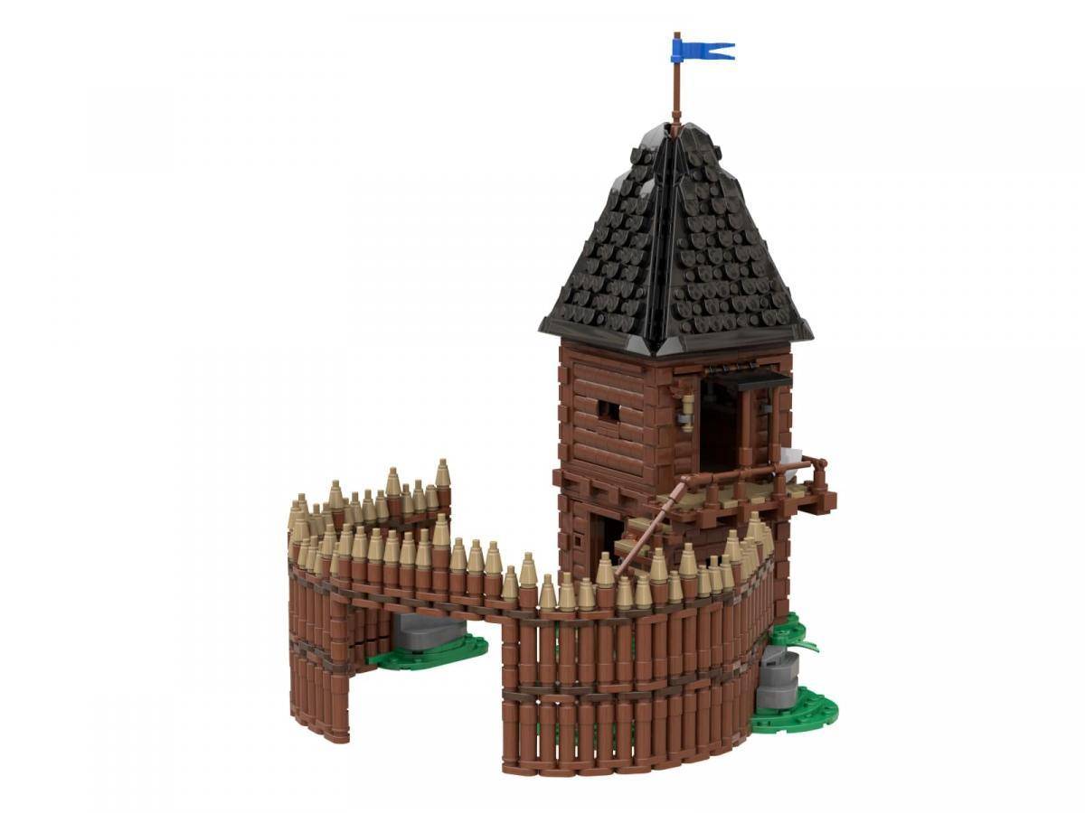 Tour de guet avec palissade (BB-103975) — Prix et comparaison | Brick Broker