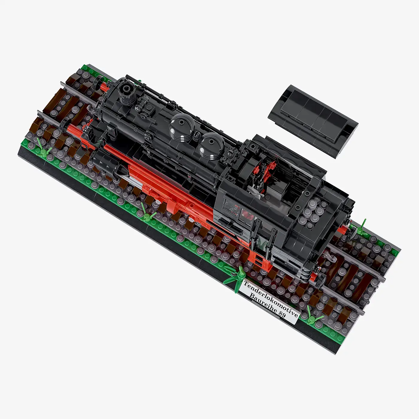BlueBrixx Tender locomotive BR 89 including Display