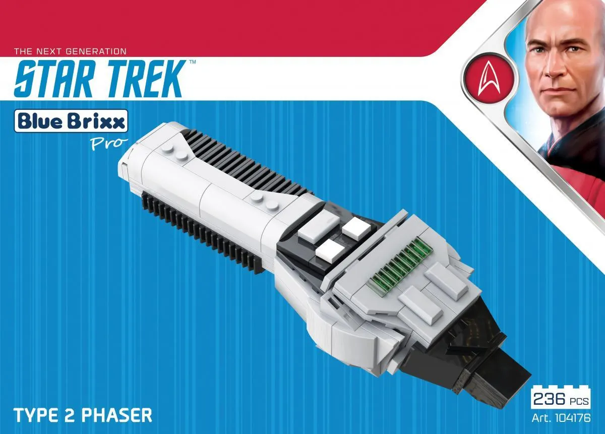 BlueBrixx STAR TREK Phaser Type 2 • Set 104176 • SetDB