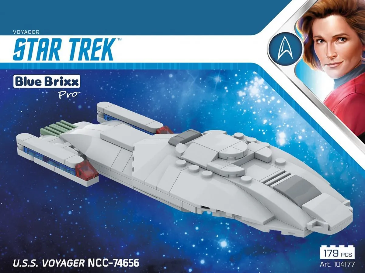 BlueBrixx STAR TREK USS Voyager NCC-74656 • Set 104177 BlueBrixx STAR TREK USS Voyager NCC-74656 • Set 104177