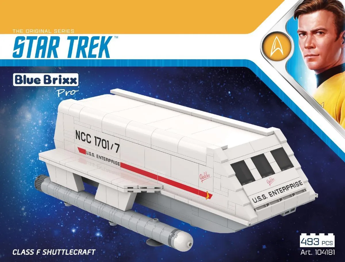 BlueBrixx STAR TREK Class F Shuttlecraft • Set 104181