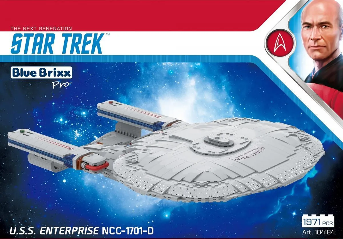 BlueBrixx STAR TREK USS Enterprise NCC 1701 D Set 104184