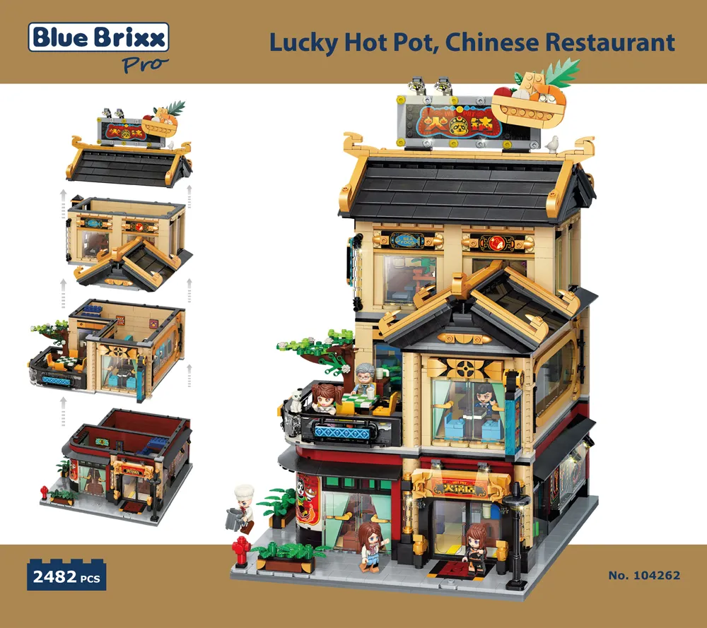 BlueBrixx Lucky Hot Pot, Chinese Restaurant • Set 104262