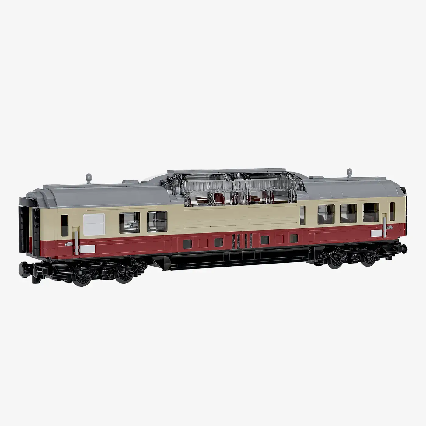 BlueBrixx Observation Trolley Rheingold DB • Set 104286