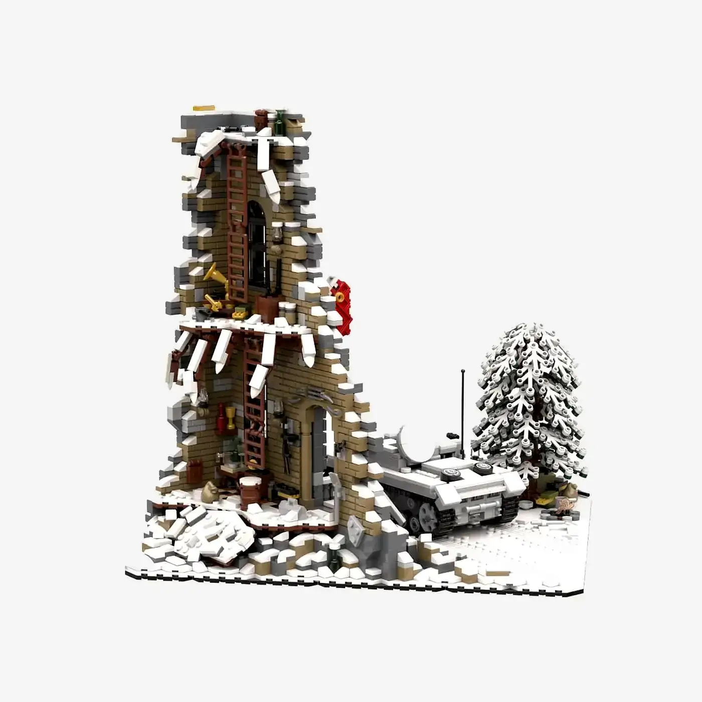 BlueBrixx Diorama Battle of Stalingrad • Set 104315 • SetDB